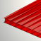 Сотовый поликарбонат Полигаль Стандарт, 2100х12000x4 мм, красный